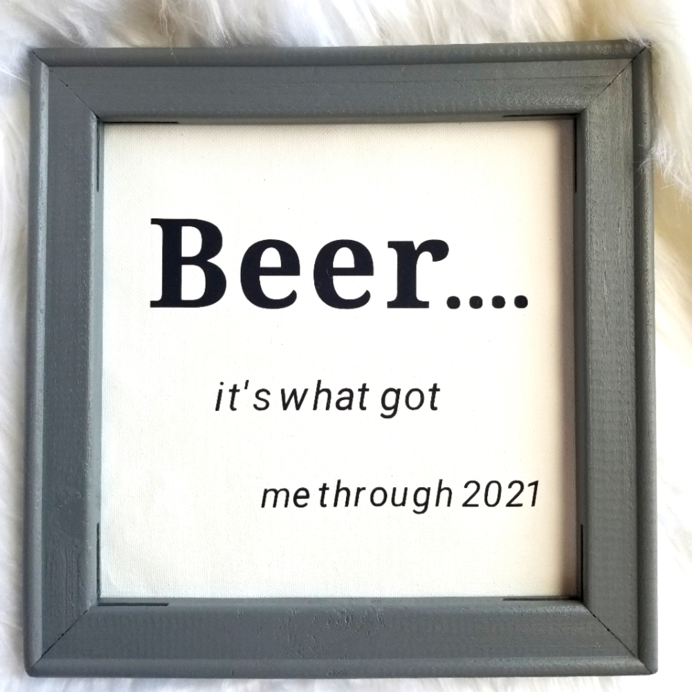 Beer Canvas Decor